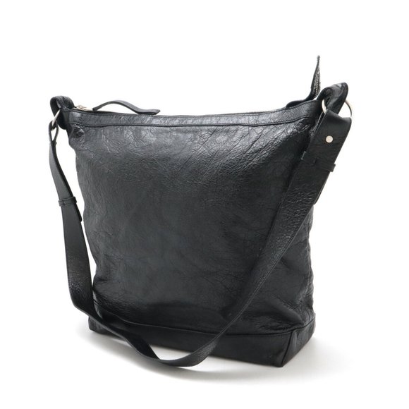 BALENCIAGA Classic Day Shoulder Bag Leather Black 340687 - Picture 3 of 9